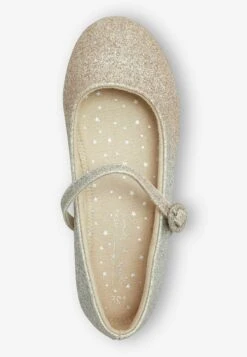 Next Mary Jane - Ballerina'S - Ombre Gold Silver Glitter -Next b3a0cd4273fb4dbcb624b09249c53989