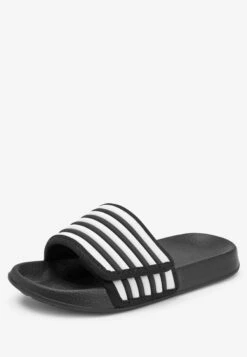 Next Stripe Touch Fastening Standard - Badslippers - Black White 7 Next Stripe Touch Fastening Standard - Badslippers - Black White -Next b5690572269541718d02afca2283750b