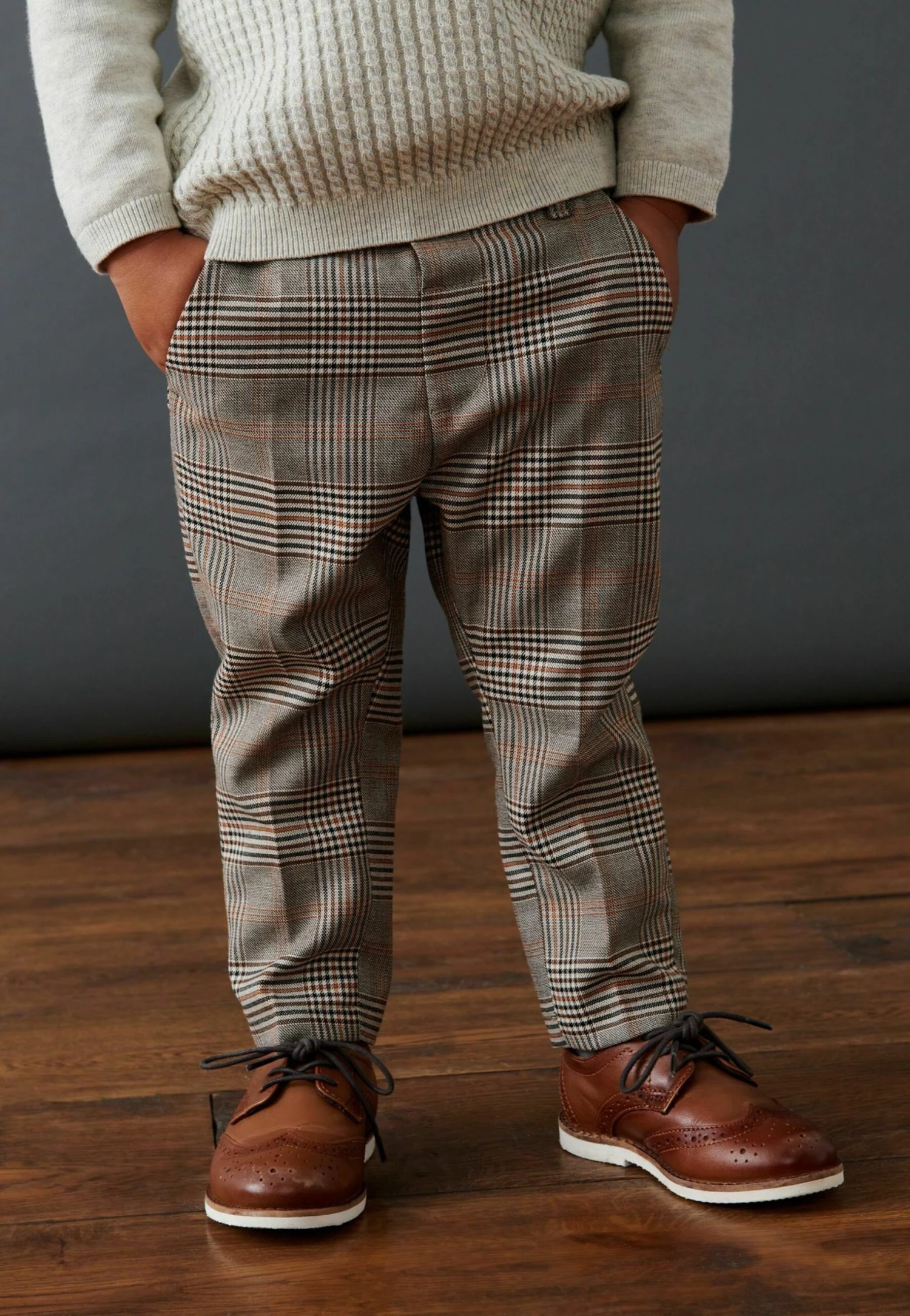 Next Formal Check Standard - Broek - Neutral 2 Next Formal Check Standard - Broek - Neutral - Afbeelding 2