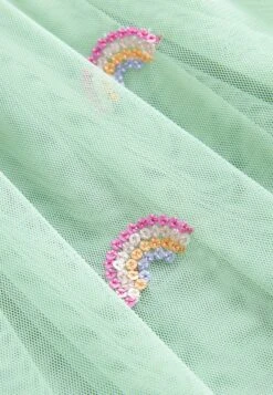 Next Tutu Standard - A-Lijn Rok - Mint Green Rainbow Sequin -Next b5f9b4c31a8c4efe8a75b04127240ace