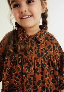 Next 3Mths-8Yrs - Spijkerjurk - Tan Animal Print -Next b5fd322324984cd2a5654edc8e62cf8d