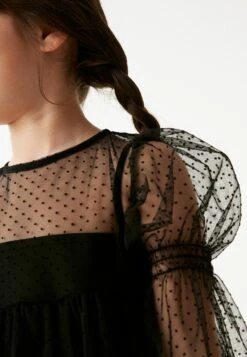 Next ShirredStandard - Cocktailjurk - Black -Next b602ce2447204bdd8c99bad997482964