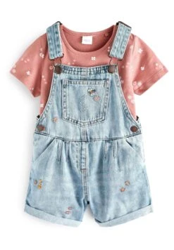 Next 2 Piece Set Standard - T-Shirt Print - Denim -Next b90d9b5735cb49c8a474115d337a4e9b