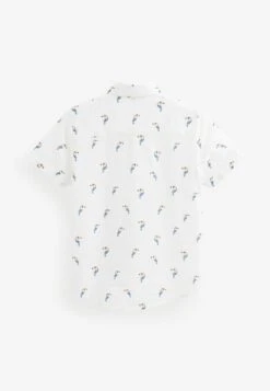 Next Short Sleeve Standard - Overhemd - White Toucan Print -Next bcfdae6e9b124f4680ae0a02e7b03b25