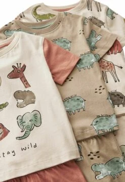 Next 3 Pack Set - Pyjama - Neutral Safari Animals -Next be04b72d68764ce28710658aadad3944