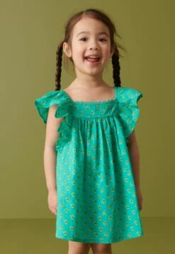 Next Printed Frill - Jurk - Green