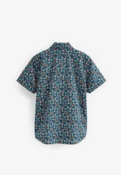 Next Short Sleeve PrintedStandard - Overhemd - Navy Blue Ditsy Floral -Next ca9dd2d5d9b84f82ac6799544476f239