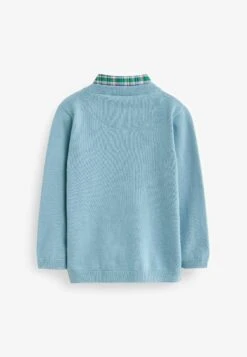 Next Cable Mock Standard - Trui - Blue -Next caeb8d9b90b04a4796fb6d7da96f28de