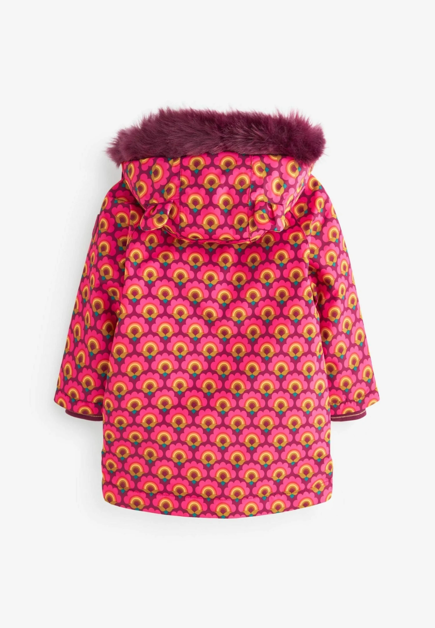 Next Printed WithStandard - Winterjas - Pink Geo 2 Next Printed WithStandard - Winterjas - Pink Geo - Afbeelding 2