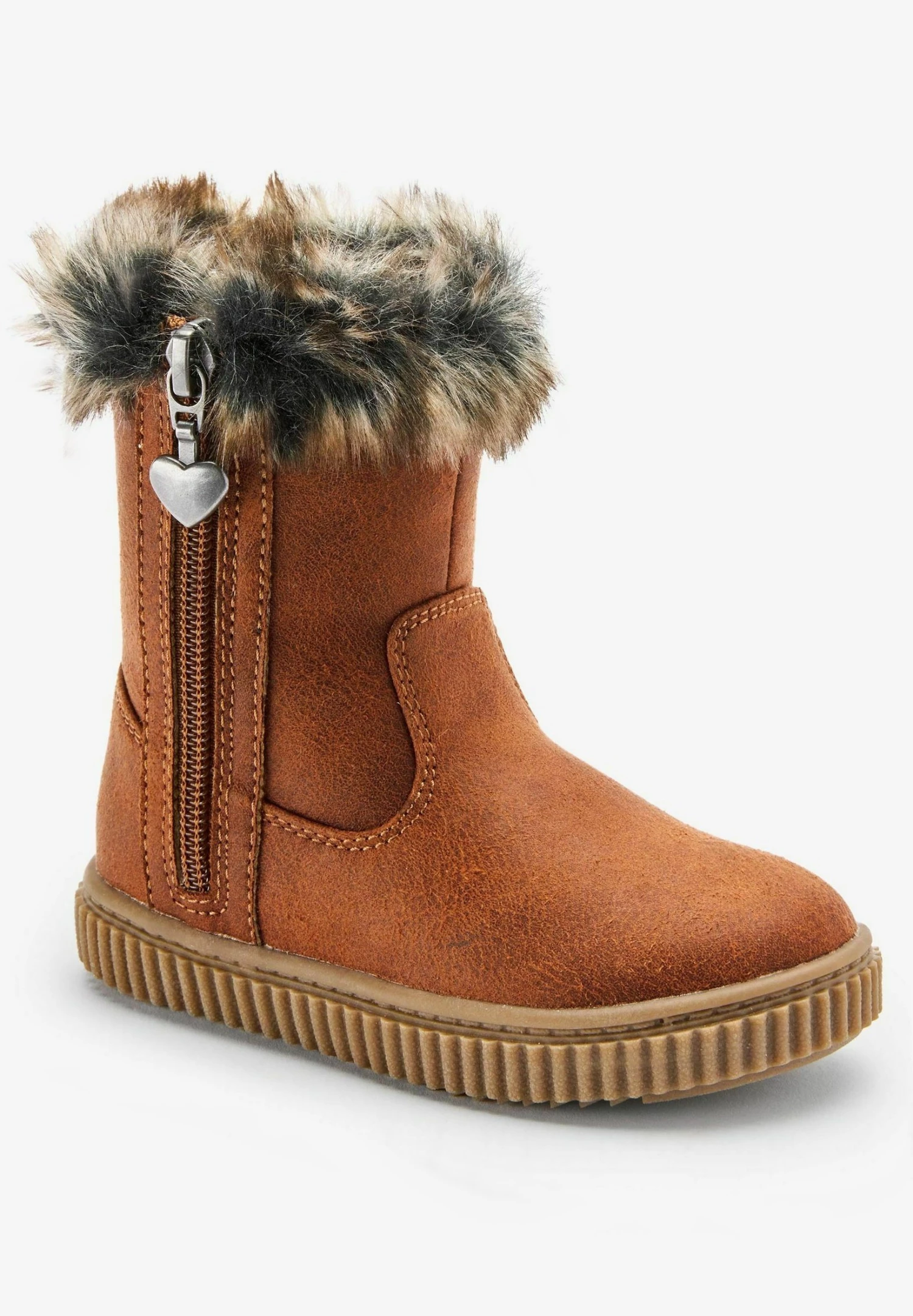 Next Thinsulate Thermal Tall Zip Wide Fit - Babyschoenen - Tan Brown 2 Next Thinsulate Thermal Tall Zip Wide Fit - Babyschoenen - Tan Brown - Afbeelding 2