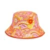 Next Printed Bucket Standard - Hoed - Orange Retro