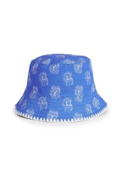 Next Printed Bucket Standard - Hoed - Blue White