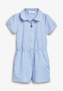 Next Gingham - Jumpsuit - Light Blue -Next d1e4e651f73942f48e1ac7e3db1d98a2