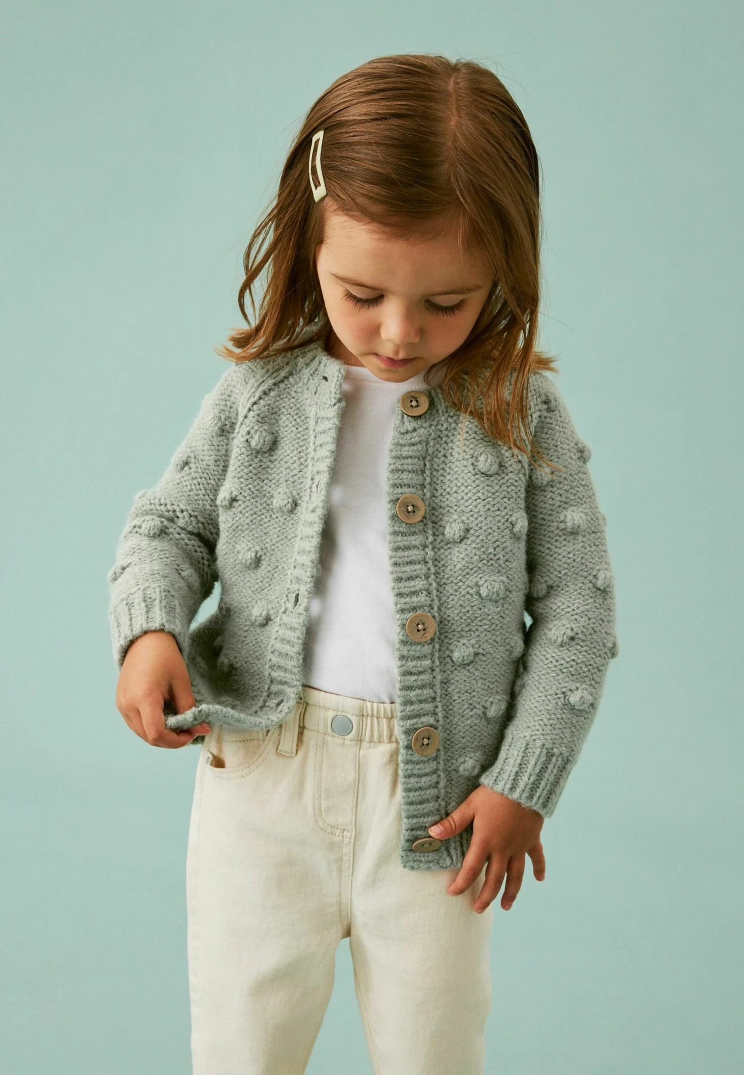 Next Chunky Bobble Standard - Vest - Sage Green 3 Next Chunky Bobble Standard - Vest - Sage Green - Afbeelding 3