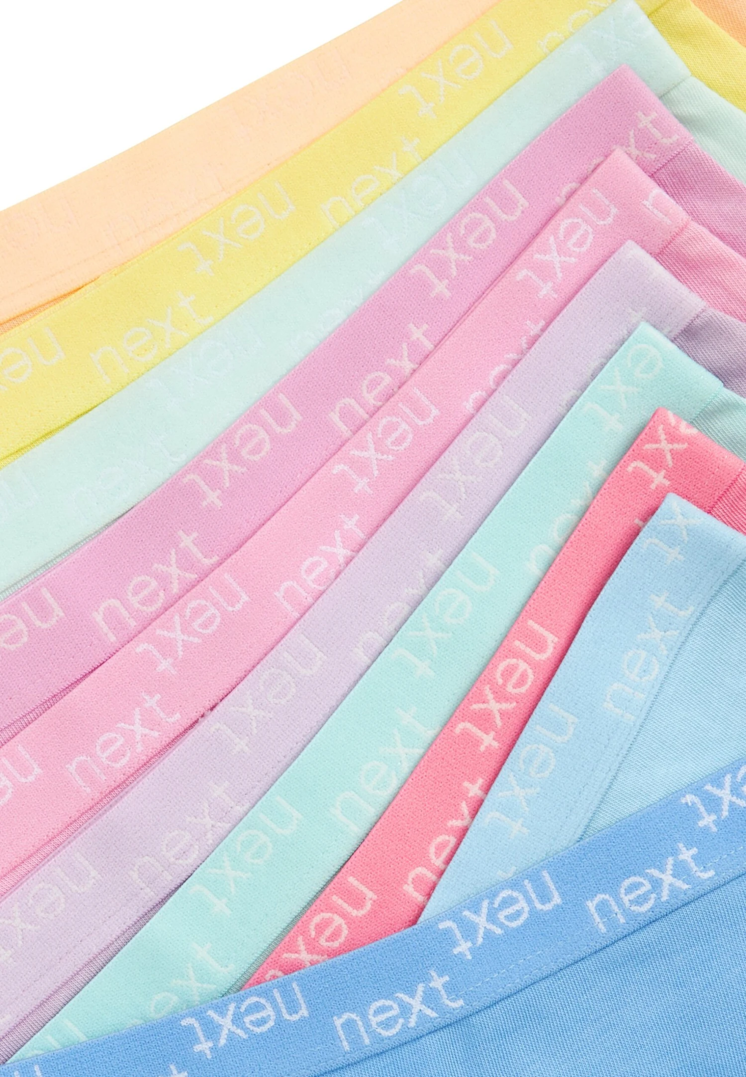 Next 10 Pack Hipster- Slip - Pink Yellow Blue 2 Next 10 Pack Hipster- Slip - Pink Yellow Blue - Afbeelding 2