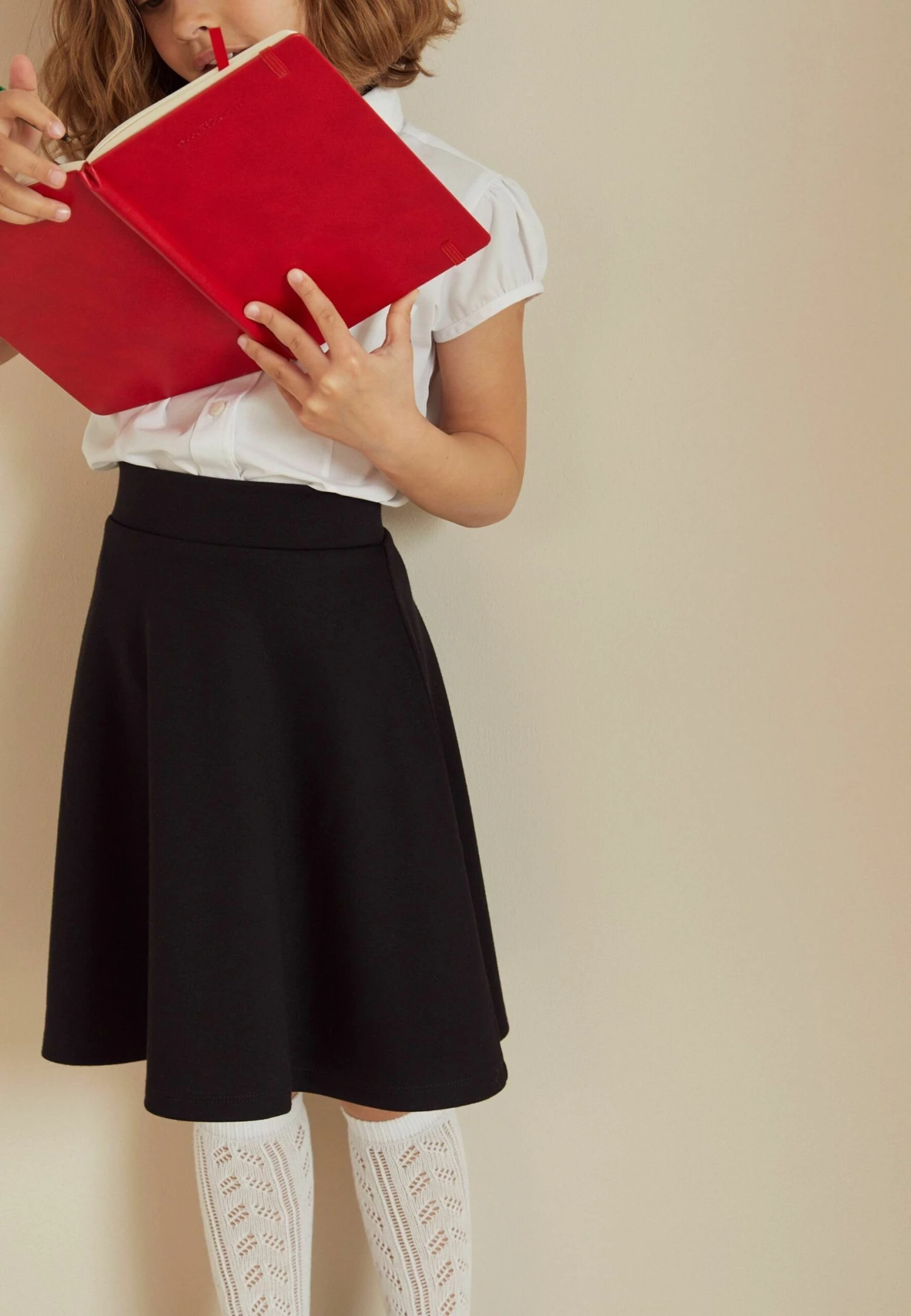 Next Pull-On School Skater Standard - A-Lijn Rok - Black 2 Next Pull-On School Skater Standard - A-Lijn Rok - Black - Afbeelding 2