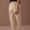 Next Pleat Front - Pantalon - Neutral