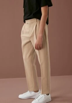 Next Pleat Front - Pantalon - Neutral