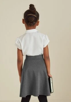 Next Pull-On School Skater Standard - A-Lijn Rok - Grey -Next dae56af82d6e4e69b878cc6a477aeffa