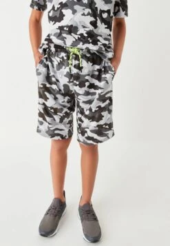 Next All Over Set- Shorts - Mono Camouflage