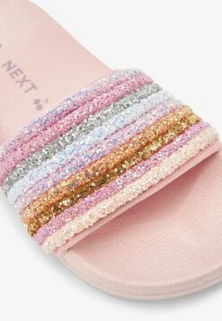 Next Glitter Sliders Standard - Badslippers - Pink Multicoloured -Next de9e1bc98d15484aaf860f4a7d1881c1