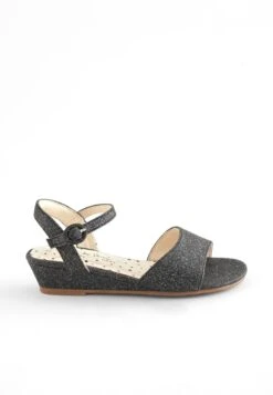 Next Sandalen - Black Glitter