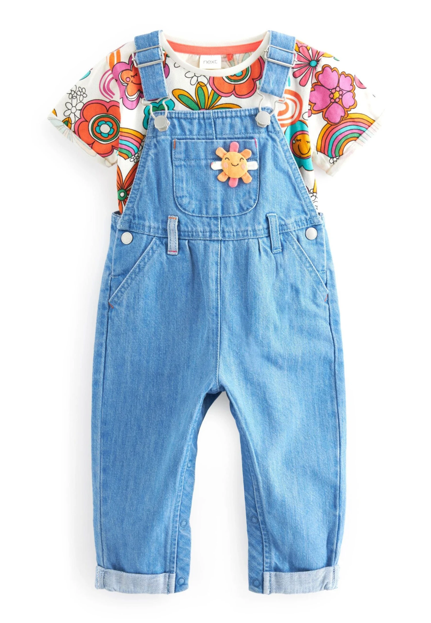 Next Set - Tuinbroek - Denim 4 Next Set - Tuinbroek - Denim - Afbeelding 4