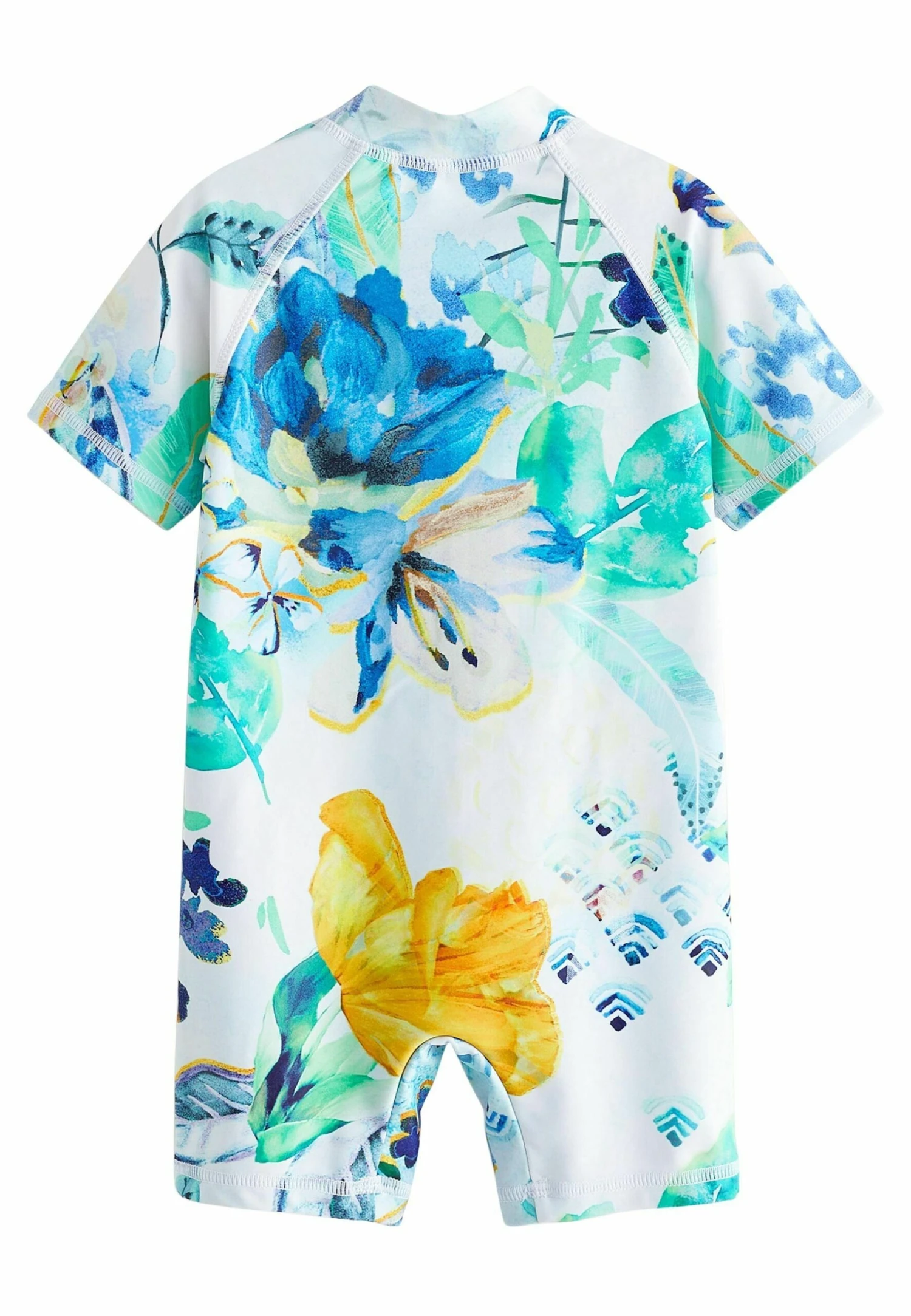 Next Sunsafe - Badpak - Blue Ecru White Floral 2 Next Sunsafe - Badpak - Blue Ecru White Floral - Afbeelding 2