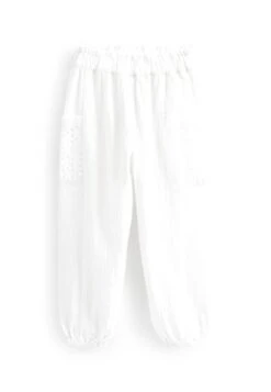 Next Brodiere Pocket Standard - Broek - White