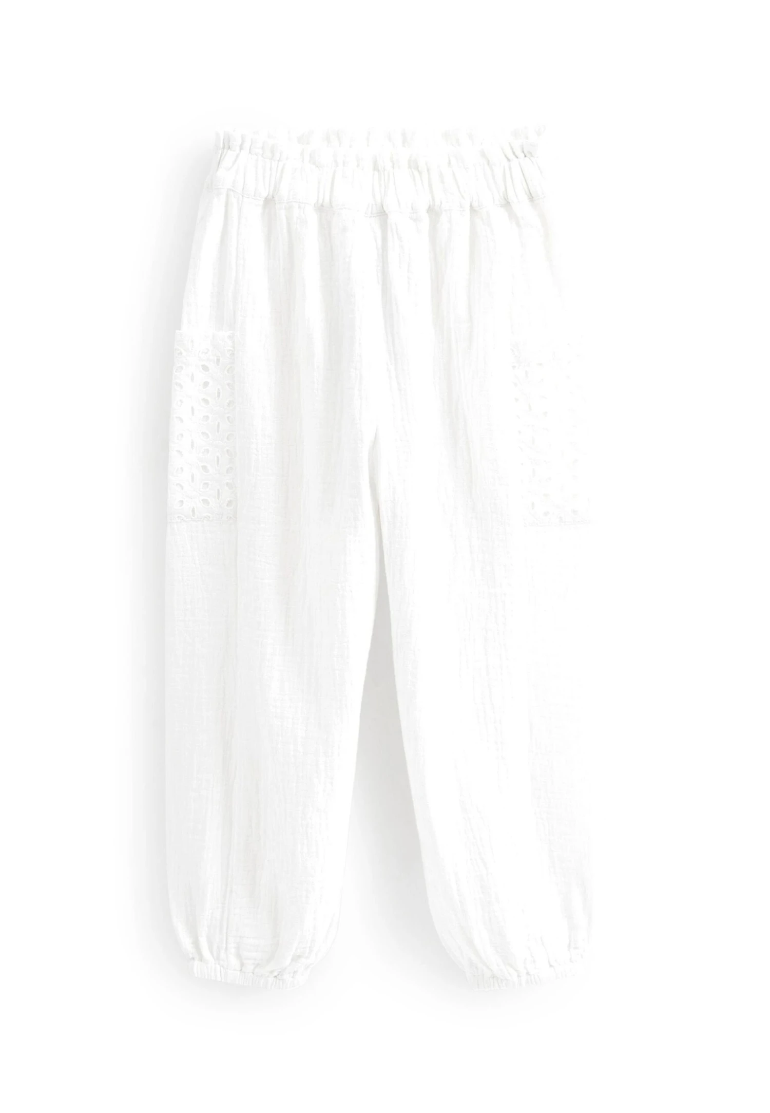 Next Brodiere Pocket Standard - Broek - White 1 Next Brodiere Pocket Standard - Broek - White