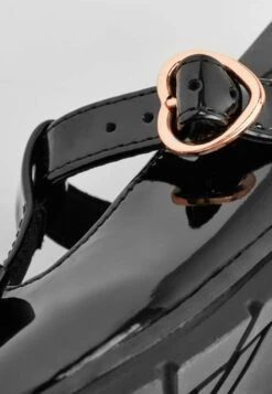 Next School Junior Bow Wide Fit - Ballerina'S Met Enkelbandjes - Black Patent -Next e3f1fcaf57614bfcacc7de4ab12786cd