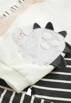 Next Character Set Standard - Sweater - Monochrome Dinosaur -Next e4bbdabb936848eb88fe997e351a432a