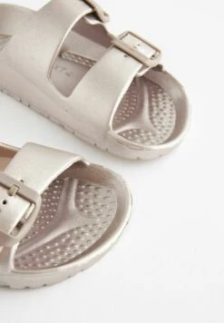 Next Double Buckle - Badslippers - Rose Gold -Next e4c40bef18d54379bb9bd0f703f13b2e