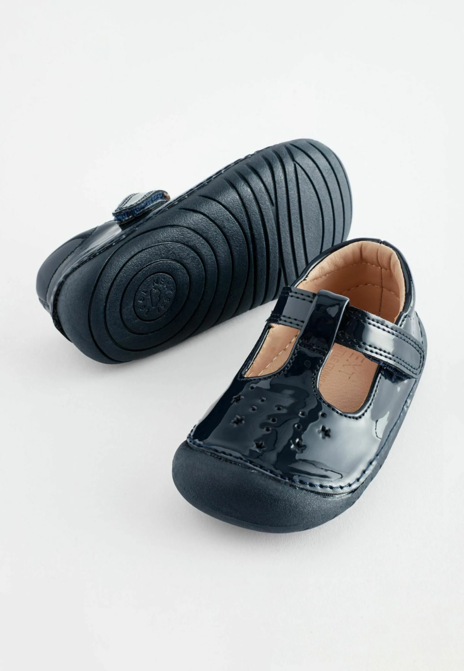 Next Crawler T Bar Wide Fit G - Babyschoenen - Navy Blue Patent 3 Next Crawler T Bar Wide Fit G - Babyschoenen - Navy Blue Patent - Afbeelding 3