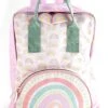 Next Double Handle Standard - Rugzak - Multi Pastel Rainbow