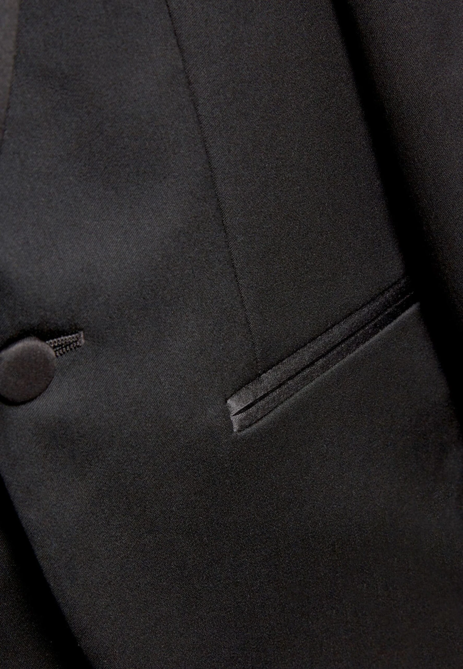 Next Black Tuxedo Jacket (3-16Yrs) - Colbert - Black 4 Next Black Tuxedo Jacket (3-16Yrs) - Colbert - Black - Afbeelding 4