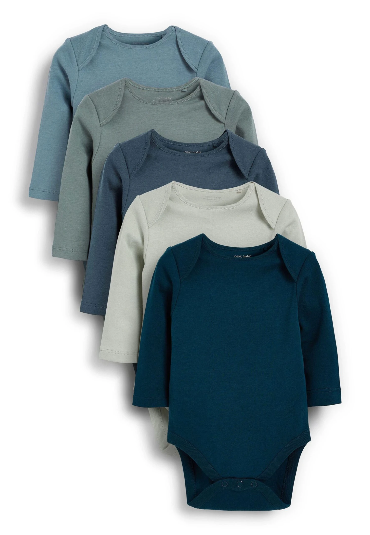 Next 5 Pack Long Sleeve - Body - Modern Blue 1 Next 5 Pack Long Sleeve - Body - Modern Blue