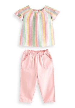 Next 2 Piece Set Standard - Relaxed Fit Jeans - Multi -Next e91738638cc64f8f9a01096636fa6195