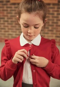 Next Rich Frill Shoulder School Standard - Vest - Red -Next e993dbda55324b47b3d047f3db8dd2ea