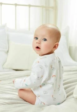 Next 7 PackLong Sleeve - Body - White Animal Print -Next eb02e0691bde40c49c47a9e35db3999d