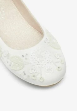 Next Standard - Ballerina'S Met Enkelbandjes - Ivory Satin Floral Embellished Mary Jane Occasion -Next ee2b322c36e44f979acd40be7b0aa73d