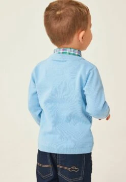 Next Cable Mock Standard - Trui - Blue -Next eef360d7c9614b15b08a27c72b832ea7