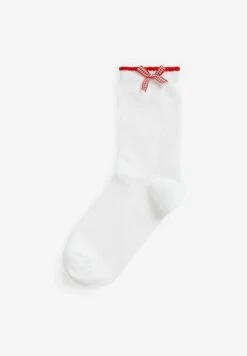 Next 5 Pack - Sokken - White/Red -Next f068666e10814c6ebb4e993df82fc8b6