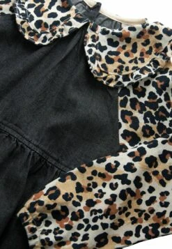 Next Collar Raglan Standard - Spijkerjurk - Animal Print -Next f0d7061cec4048959ae6f807cf56c5cc