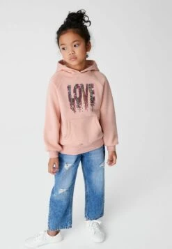 Next Hoodie - Pink Sequin Slogan