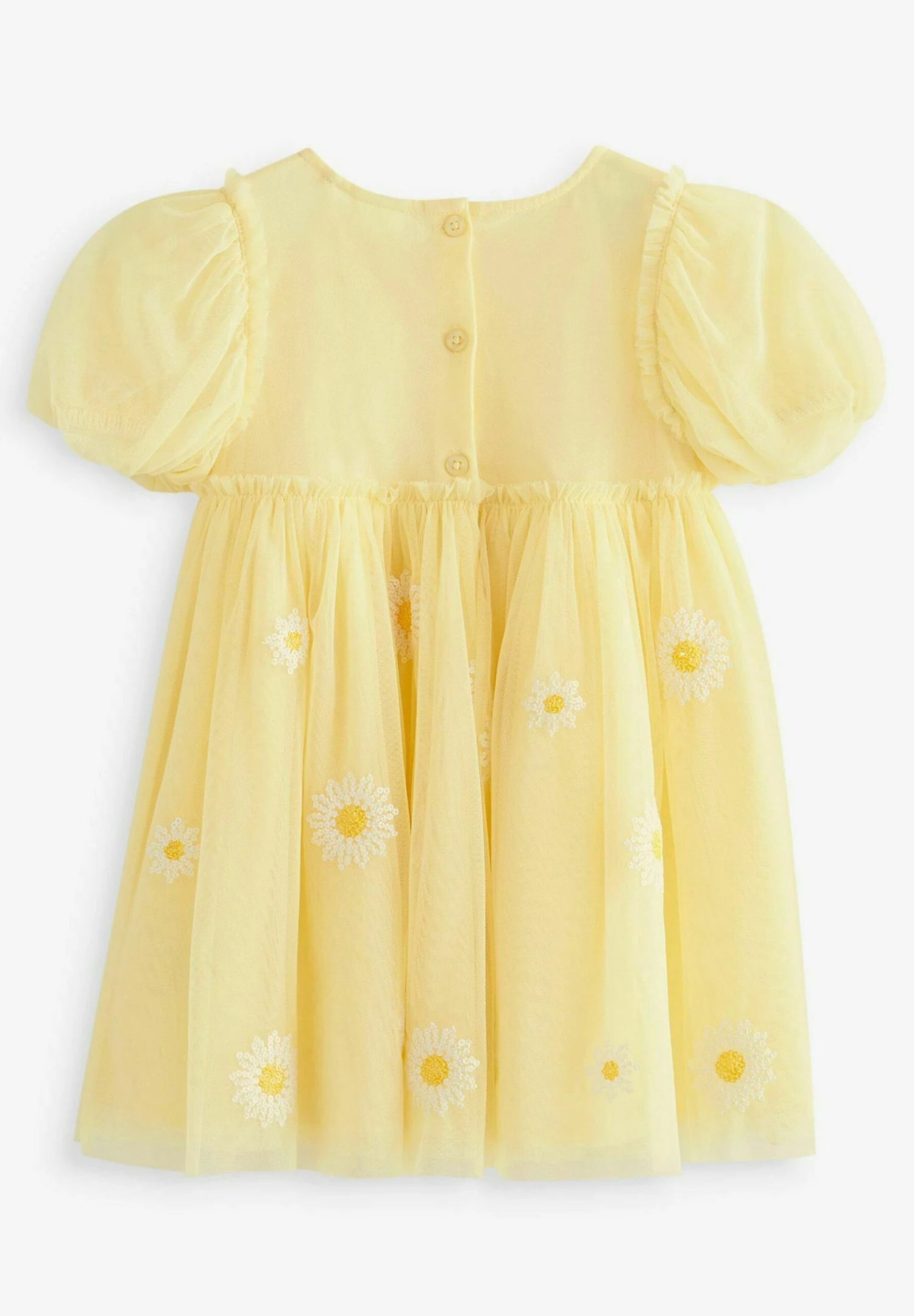 Next Short Sleeve Sequin Party Standard - Cocktailjurk - Yellow 3 Next Short Sleeve Sequin Party Standard - Cocktailjurk - Yellow - Afbeelding 3