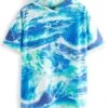 Next Toweling Tie Dye Standard - Strandaccessoire - Blue