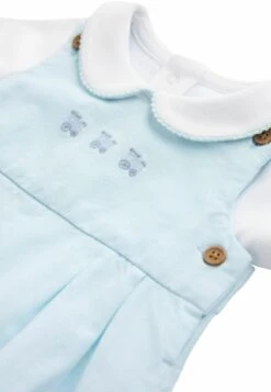 Next 3 Piece Smart CheckAnd- Jumpsuit - Pale Blue -Next f38fa8a53f8c4a0081fc3c69e720c6bd