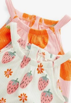 Next 2 Pack Standard - Jumpsuit - Pink Orange Fruit -Next f8bd9f5066d041e9987c19b56d687169