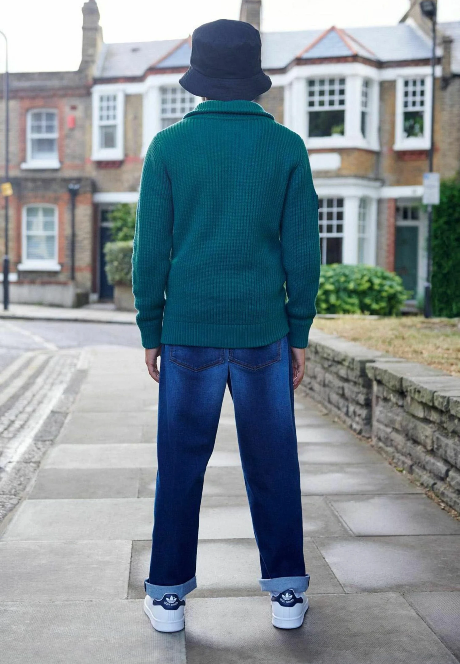 Next Chunky High Neck Zip - Trui - Teal Blue 2 Next Chunky High Neck Zip - Trui - Teal Blue - Afbeelding 2